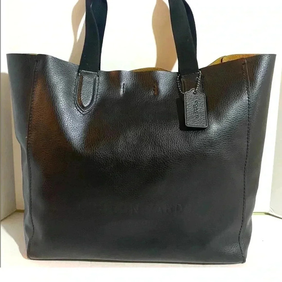 Coach Hudson yards New York limited edition double handle tote  handbag - Picture 1 of 9